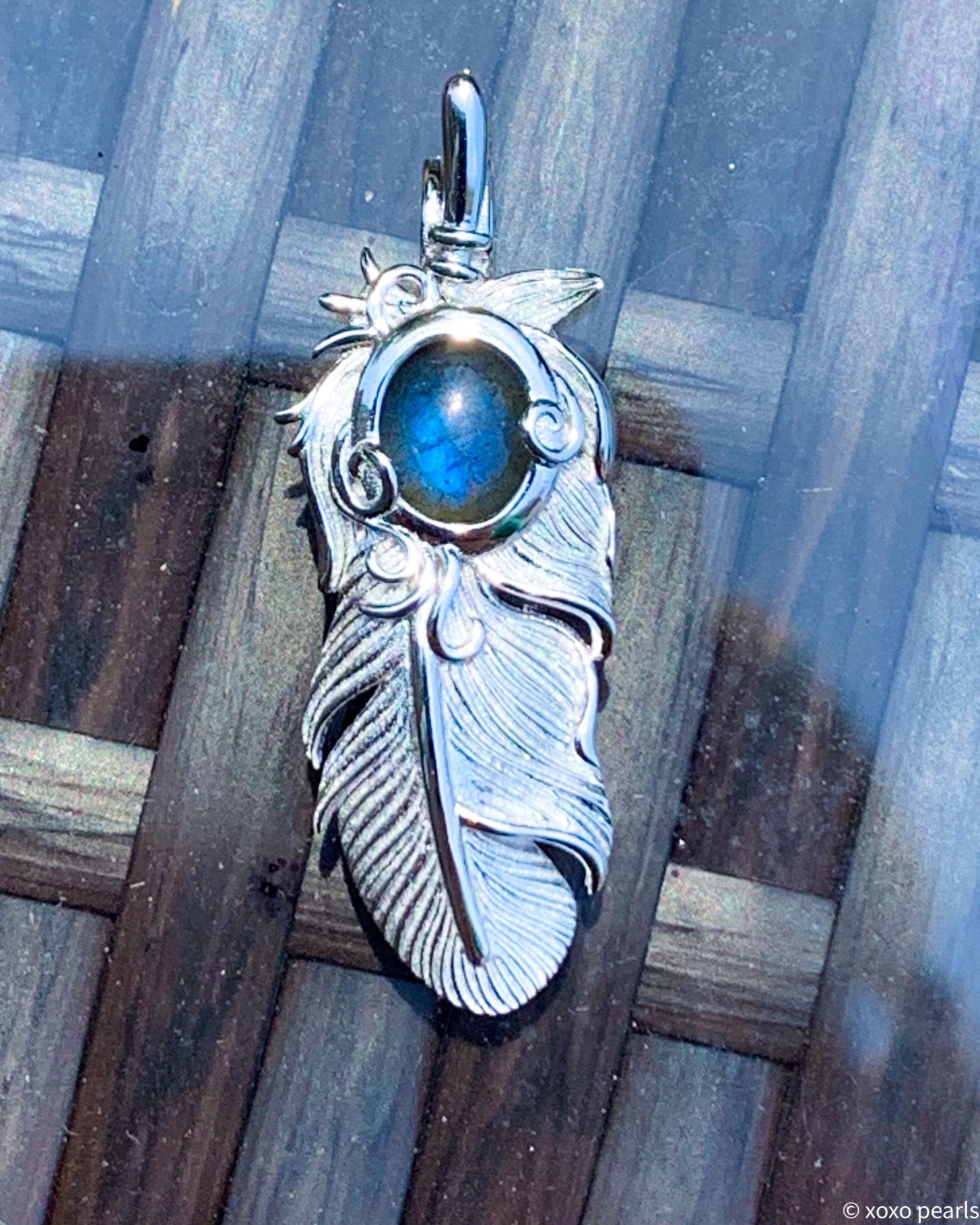 Feather Cage - Sterling Silver - Cabochon - TKT