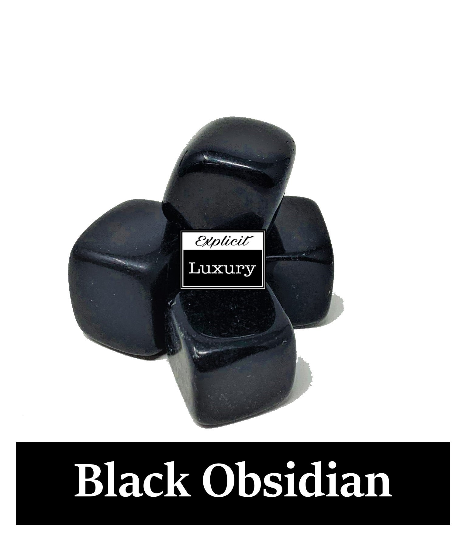 Black Obsidian Cube - TKT