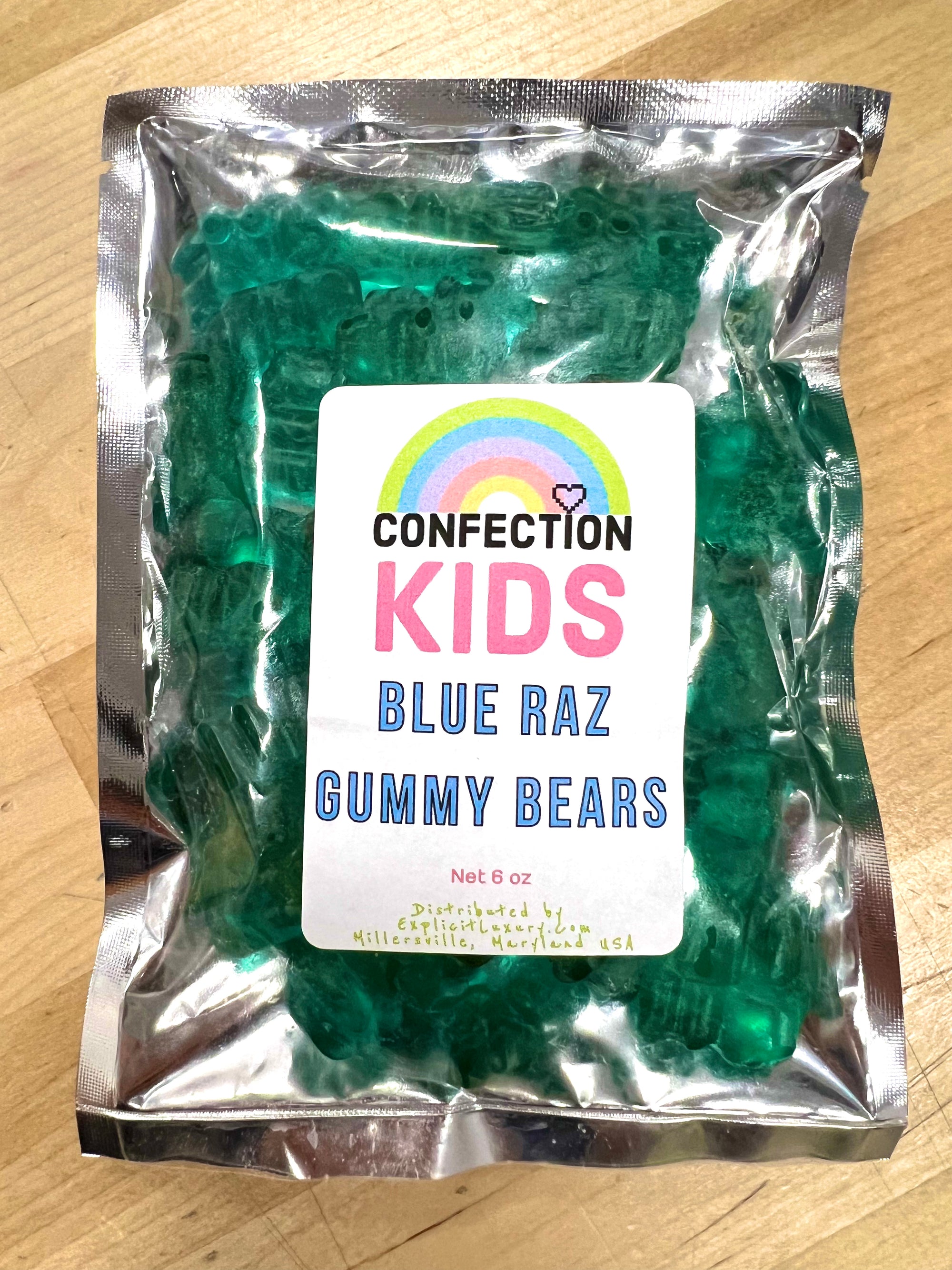 Blue Raz Gummy Bears - TKT