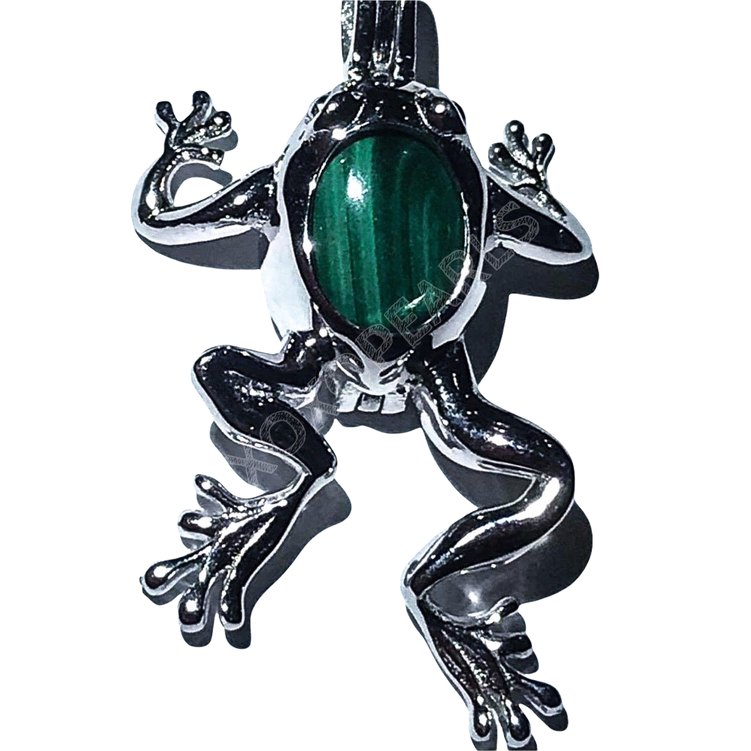 Tree Frog Cage (cabochon)- Sterling Silver - TKT