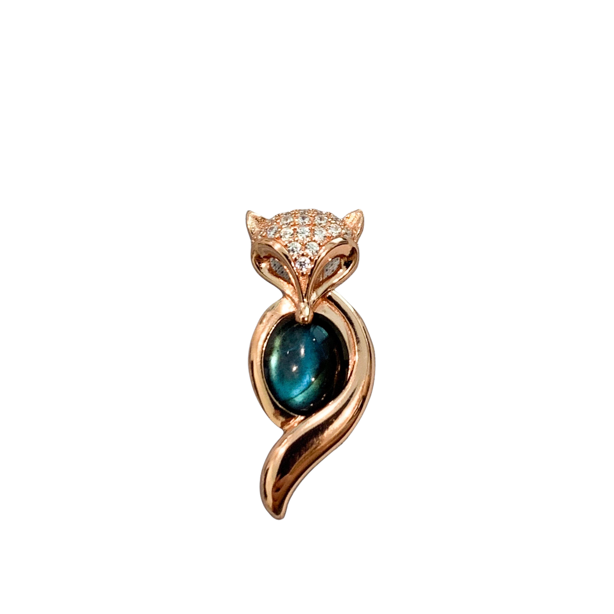 Foxy Cage Rose Gold *no chain* - Cabochon - TKT