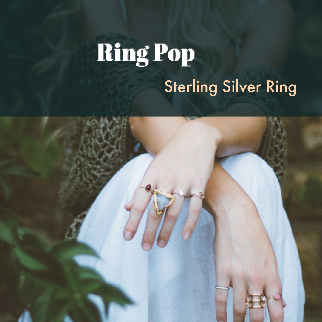 Ring Pop - Sterling Silver - Pick Your Size! - TKT