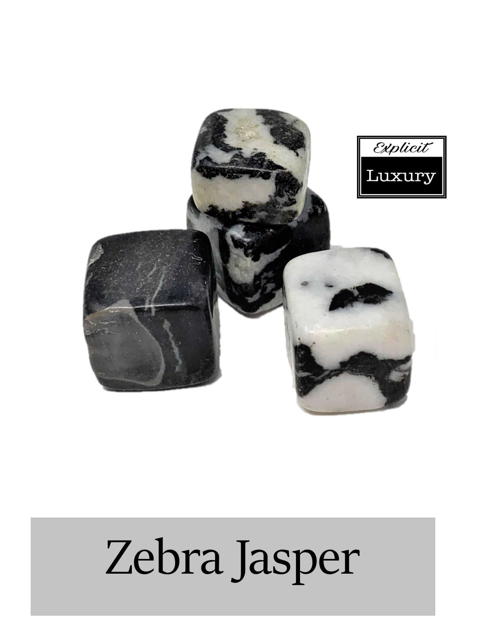 Zebra Jasper Cube - TKT