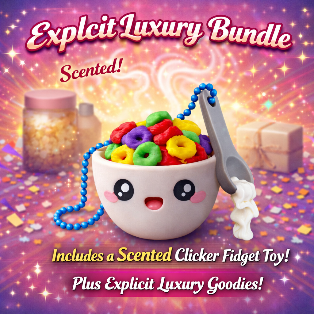 3 - Fruit Loops Scented Cereal Bowl Clicker Fidget - Bundle