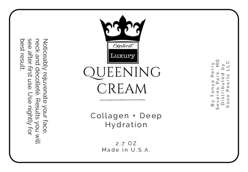 Queening Night Face Cream w/ Collagen - Explicit Luxury